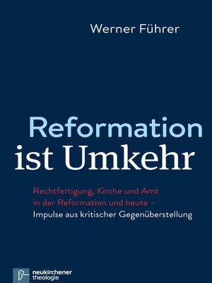 cover image of Reformation ist Umkehr
